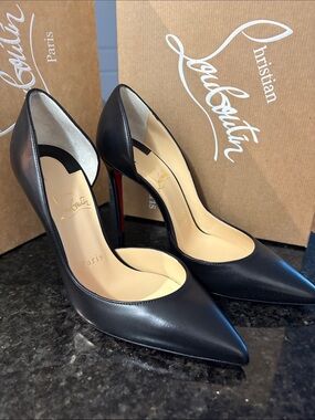 Christian Louboutin Iriza Leather Stiletto Pumps 36.5